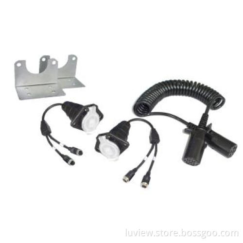 Trailer cable for trailer truck